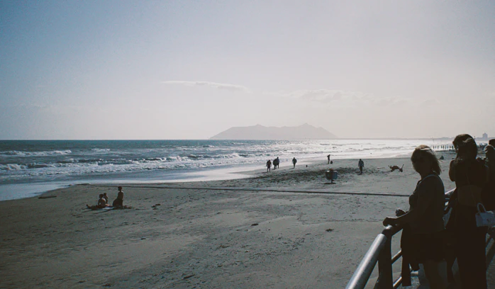 A photo of Terracina's seaside, on August 30th.