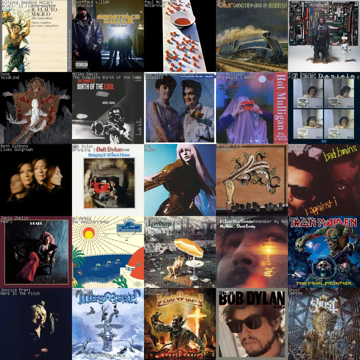 The top 25 albums of May 2024. Including Mozart&rsquo;s Die Zauberflöte, Ghostface Killah&rsquo;s Fishscale, Miles Davis&rsquo; Birth of the Cool, Dvne&rsquo;s Voidkind, and more.