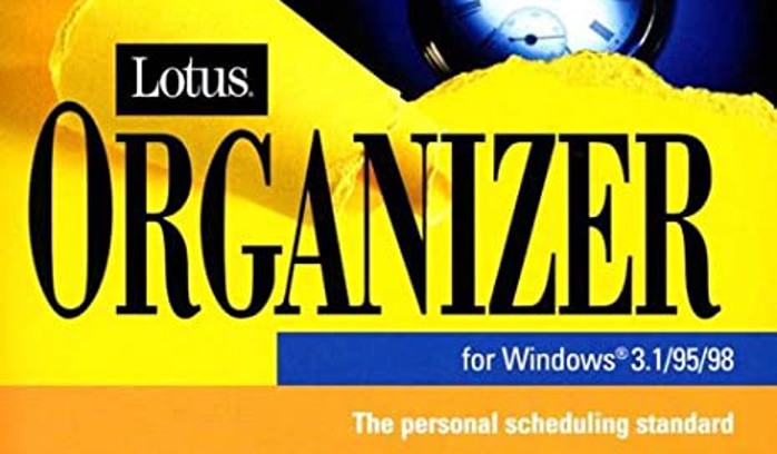 The cover/logo of Lotus Organizer.